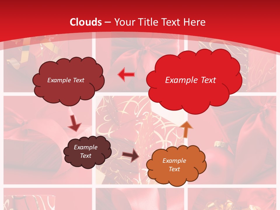 Collection Ribbon Valentine PowerPoint Template