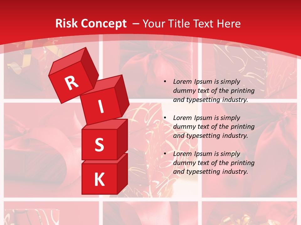 Collection Ribbon Valentine PowerPoint Template