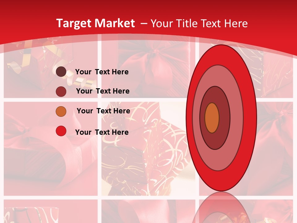 Collection Ribbon Valentine PowerPoint Template
