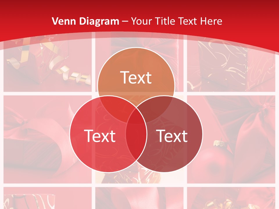 Collection Ribbon Valentine PowerPoint Template