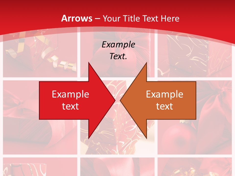 Collection Ribbon Valentine PowerPoint Template