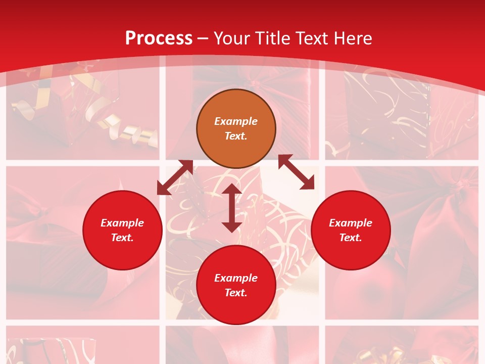 Collection Ribbon Valentine PowerPoint Template