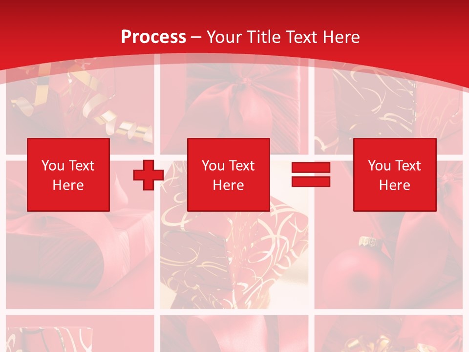 Collection Ribbon Valentine PowerPoint Template