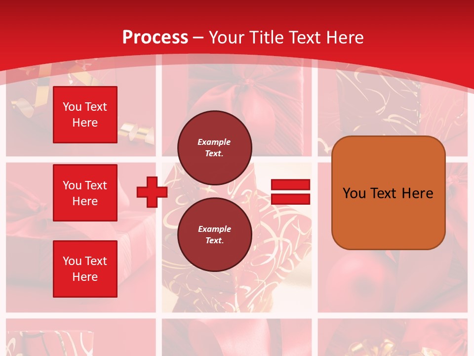 Collection Ribbon Valentine PowerPoint Template