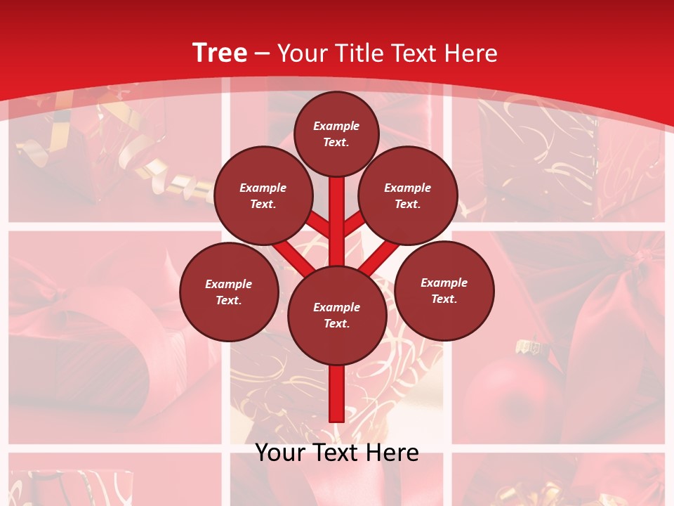 Collection Ribbon Valentine PowerPoint Template