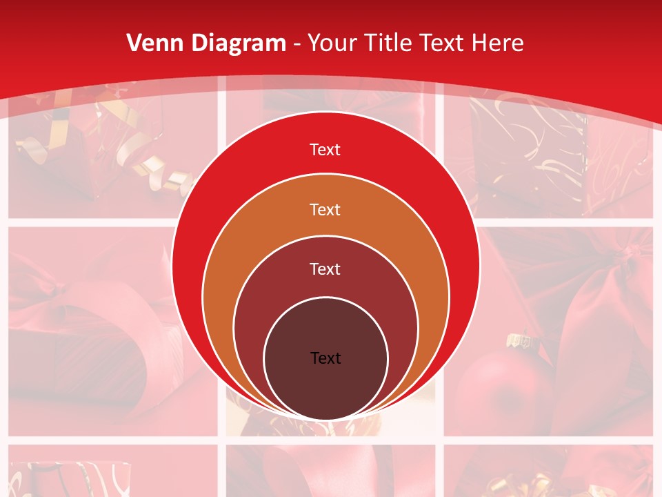 Collection Ribbon Valentine PowerPoint Template