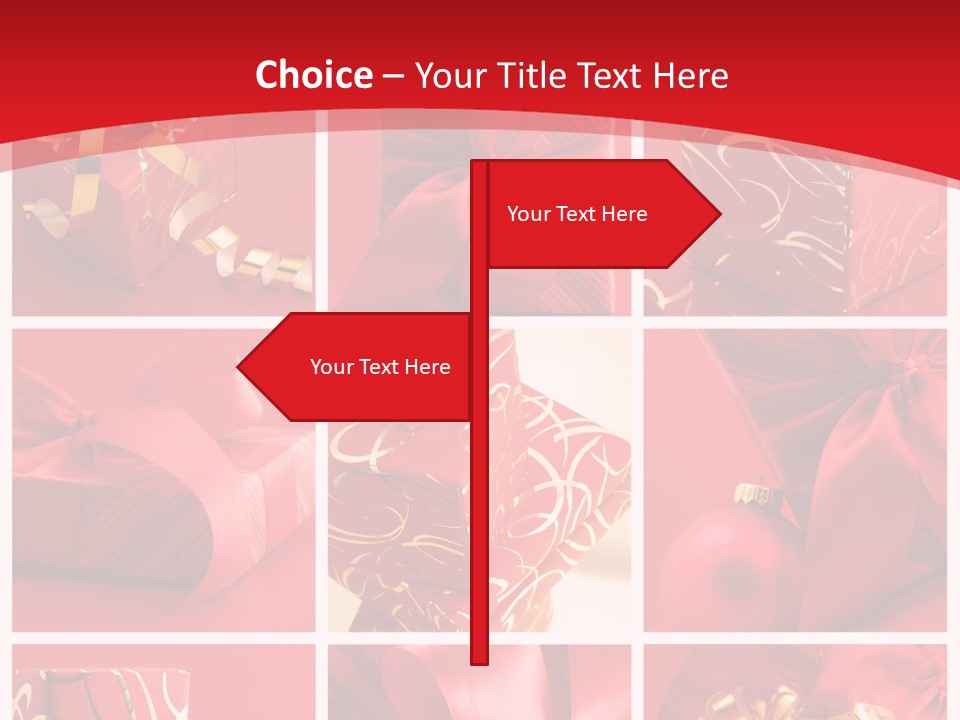Collection Ribbon Valentine PowerPoint Template