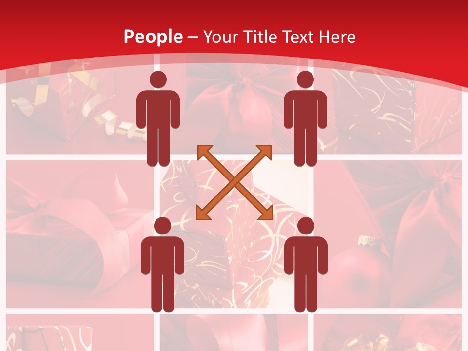 Collection Ribbon Valentine PowerPoint Template