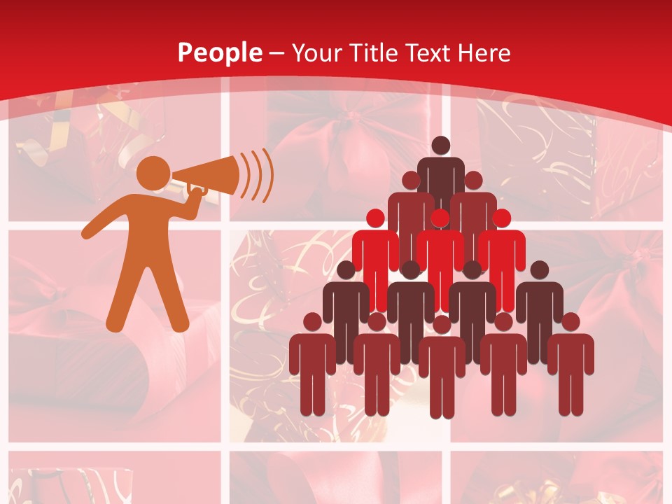 Collection Ribbon Valentine PowerPoint Template