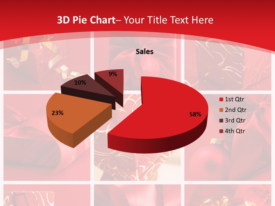 Collection Ribbon Valentine PowerPoint Template