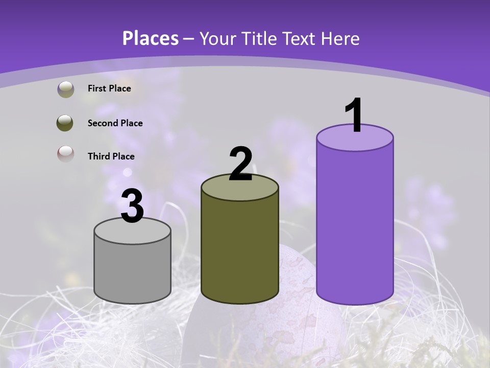 Dyed Country House Style Floral PowerPoint Template