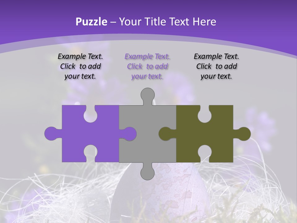 Dyed Country House Style Floral PowerPoint Template