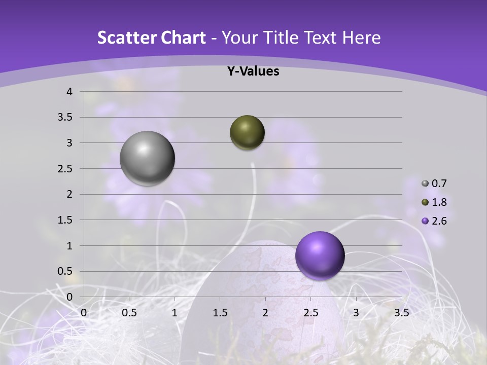 Dyed Country House Style Floral PowerPoint Template