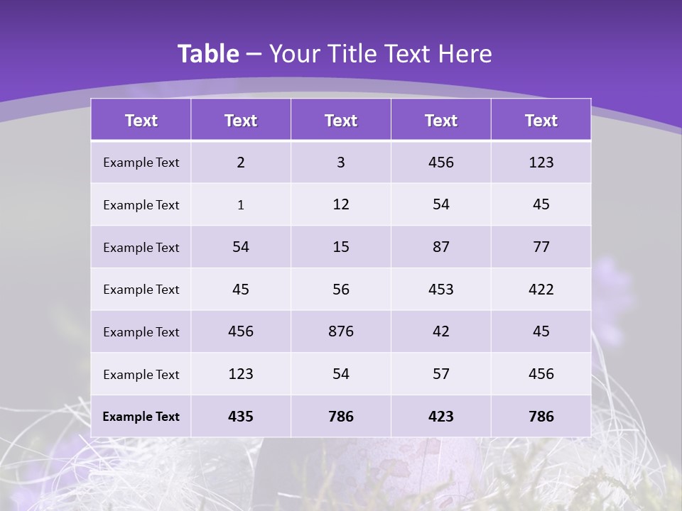 Dyed Country House Style Floral PowerPoint Template