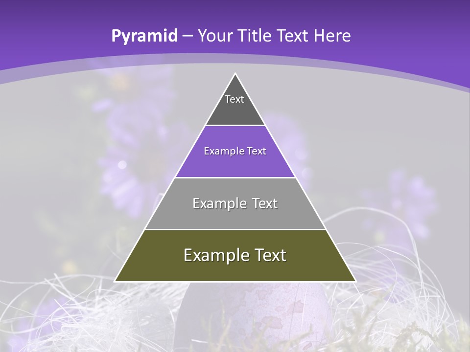 Dyed Country House Style Floral PowerPoint Template