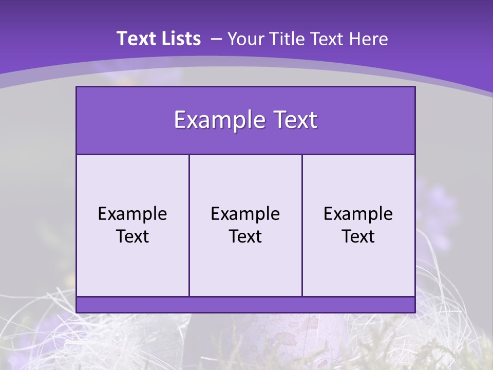 Dyed Country House Style Floral PowerPoint Template