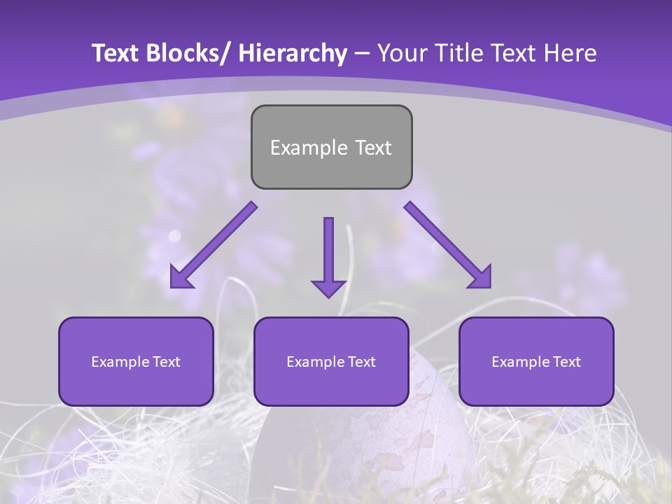 Dyed Country House Style Floral PowerPoint Template