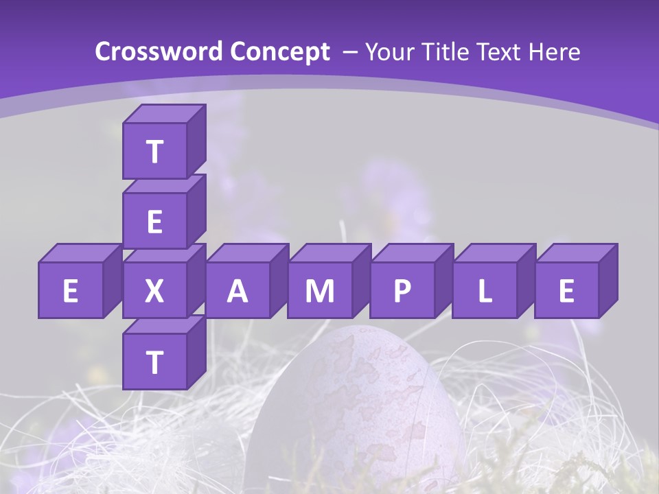 Dyed Country House Style Floral PowerPoint Template