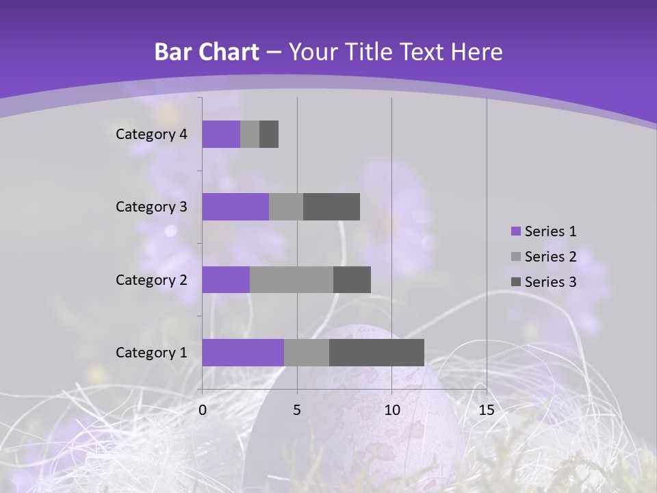 Dyed Country House Style Floral PowerPoint Template