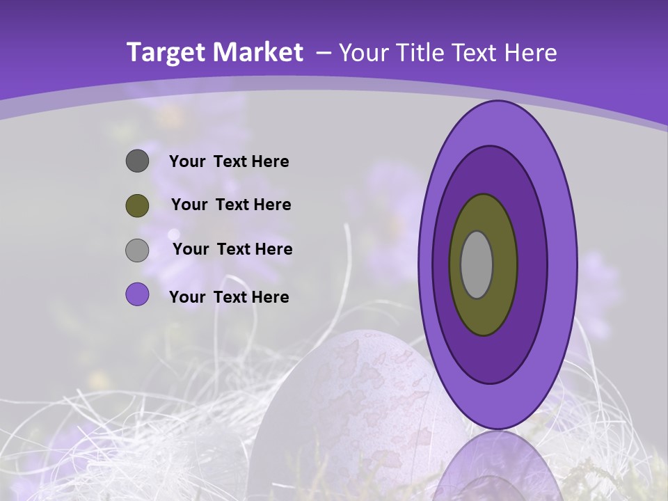 Dyed Country House Style Floral PowerPoint Template