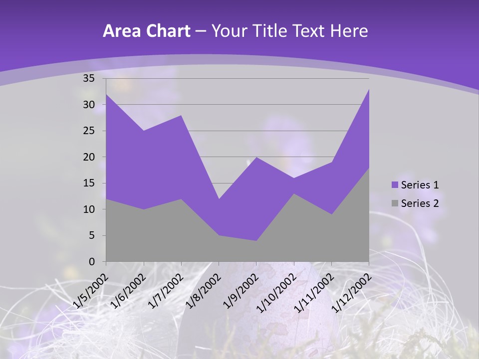 Dyed Country House Style Floral PowerPoint Template