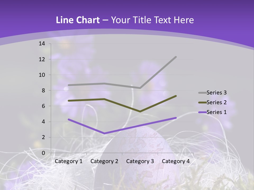 Dyed Country House Style Floral PowerPoint Template