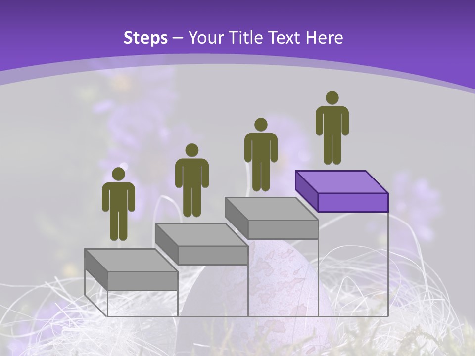 Dyed Country House Style Floral PowerPoint Template