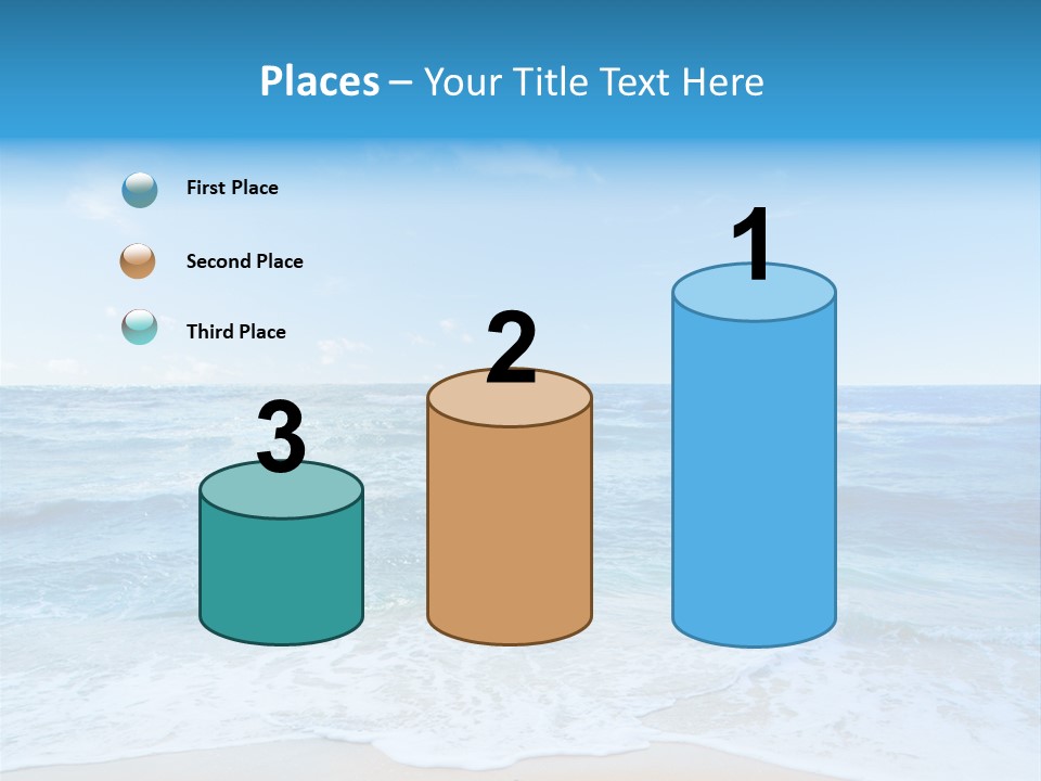 Travel Colorful Sea PowerPoint Template