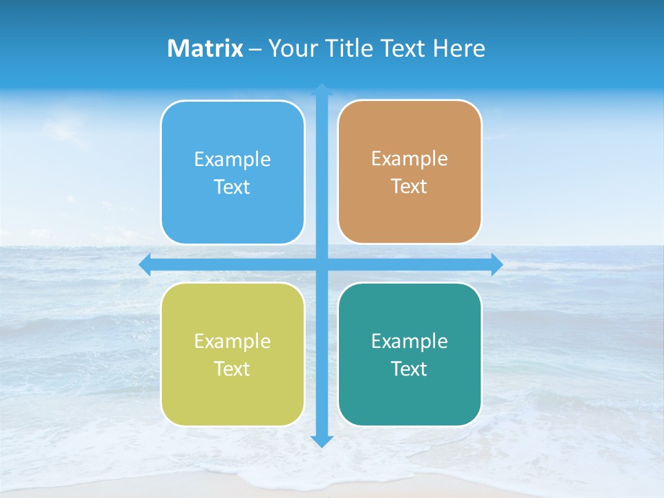 Travel Colorful Sea PowerPoint Template