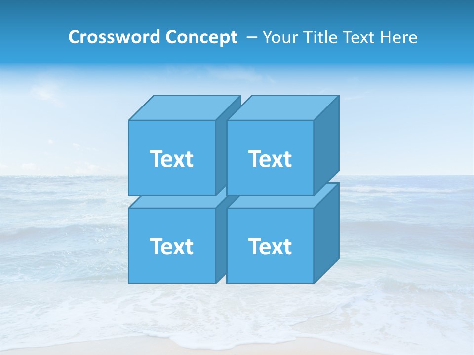 Travel Colorful Sea PowerPoint Template