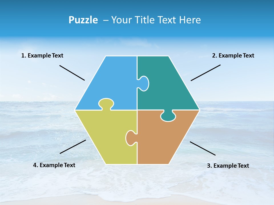 Travel Colorful Sea PowerPoint Template