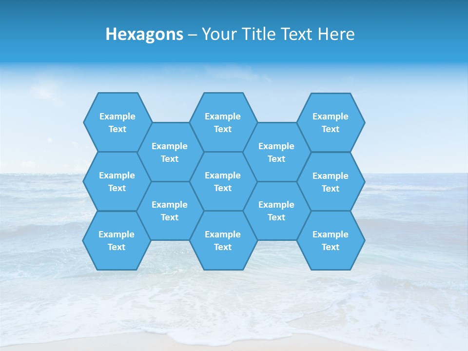 Travel Colorful Sea PowerPoint Template