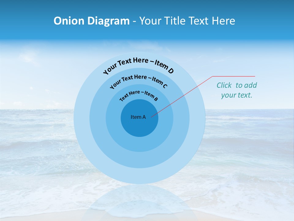 Travel Colorful Sea PowerPoint Template