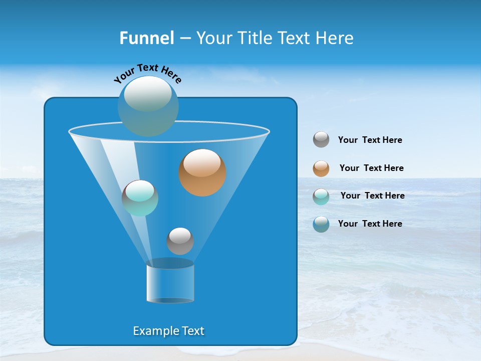 Travel Colorful Sea PowerPoint Template