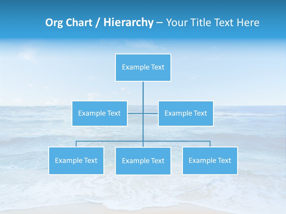 Travel Colorful Sea PowerPoint Template