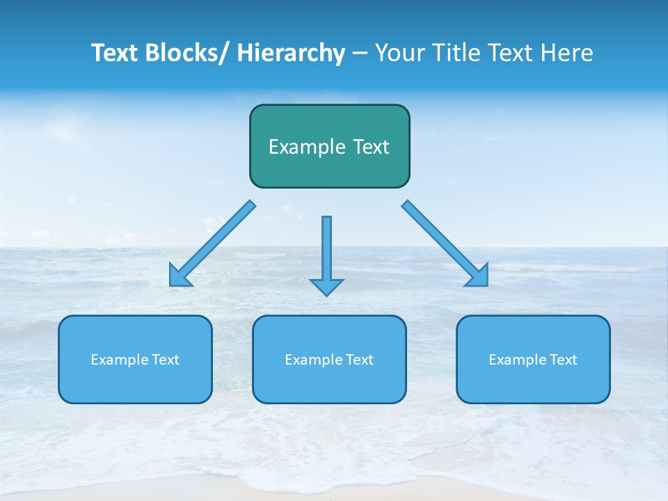 Travel Colorful Sea PowerPoint Template