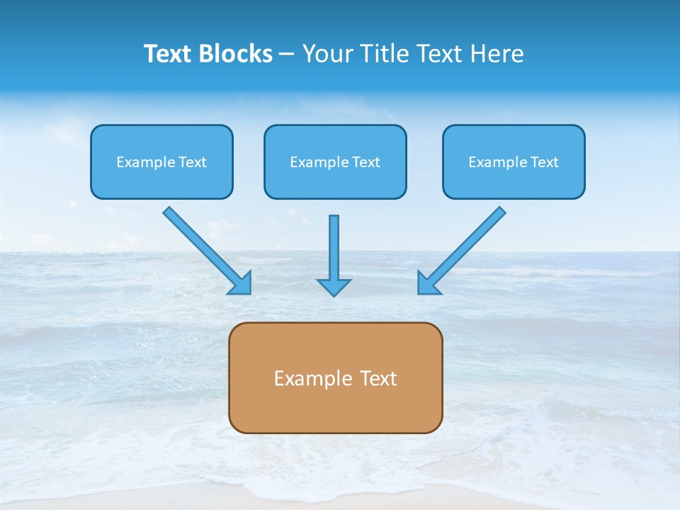 Travel Colorful Sea PowerPoint Template