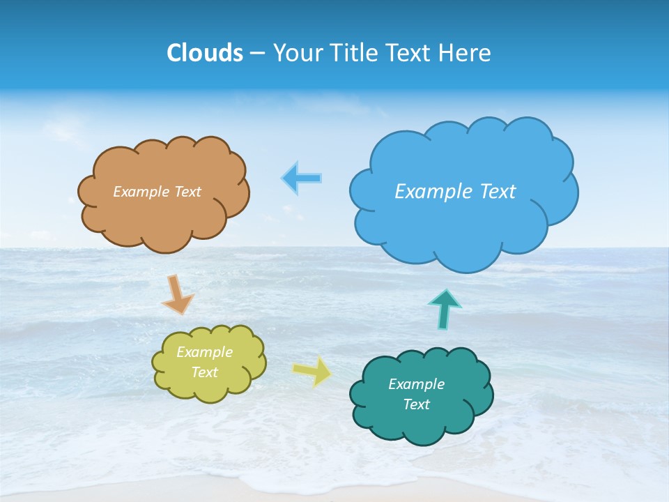 Travel Colorful Sea PowerPoint Template