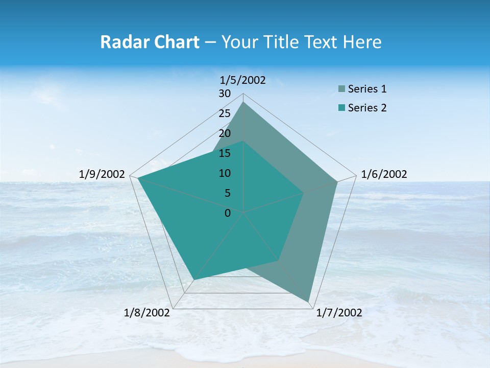 Travel Colorful Sea PowerPoint Template