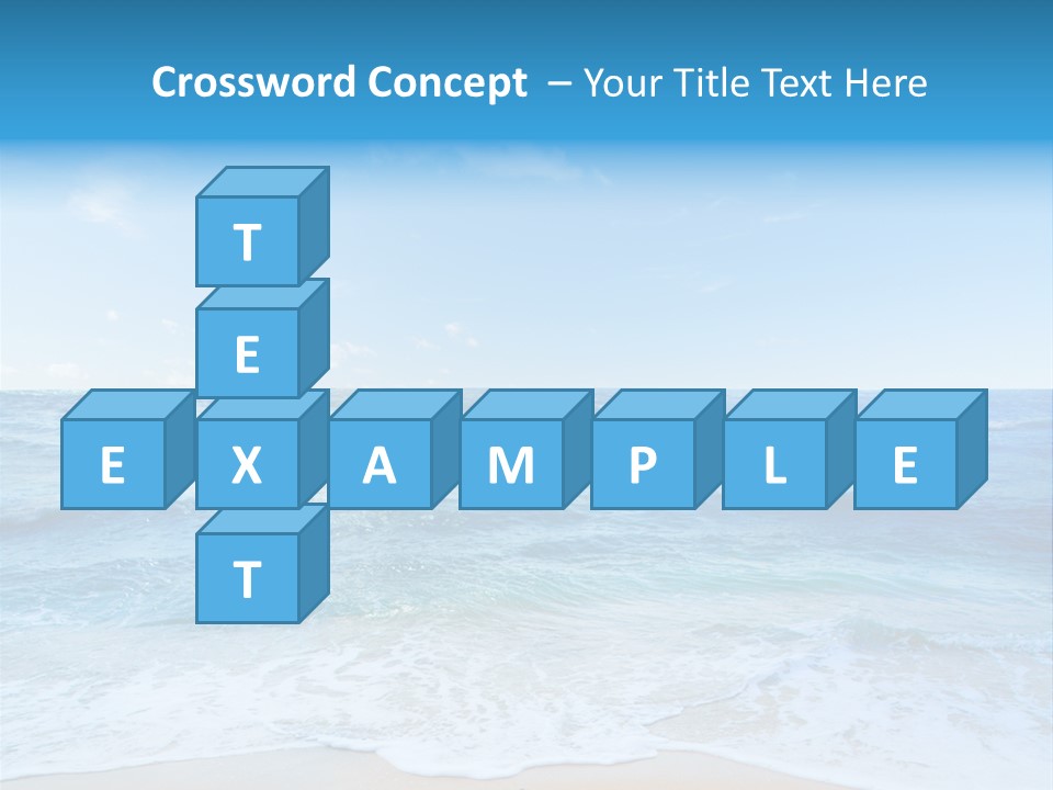 Travel Colorful Sea PowerPoint Template