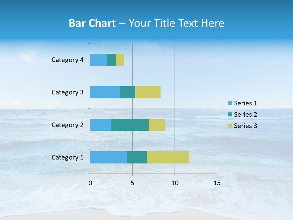 Travel Colorful Sea PowerPoint Template