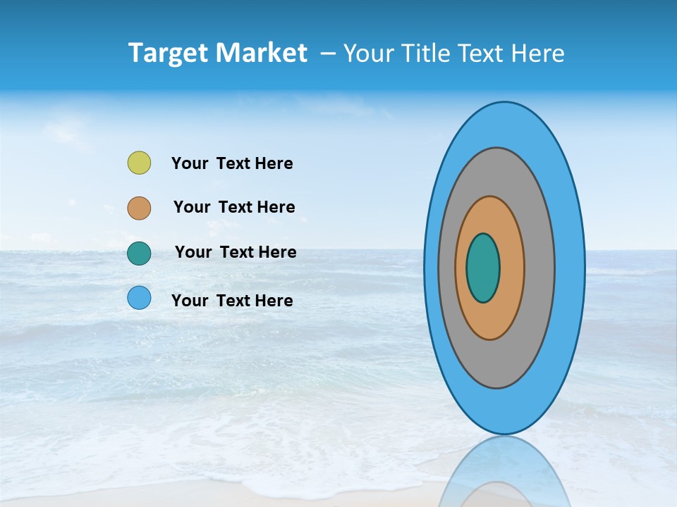 Travel Colorful Sea PowerPoint Template