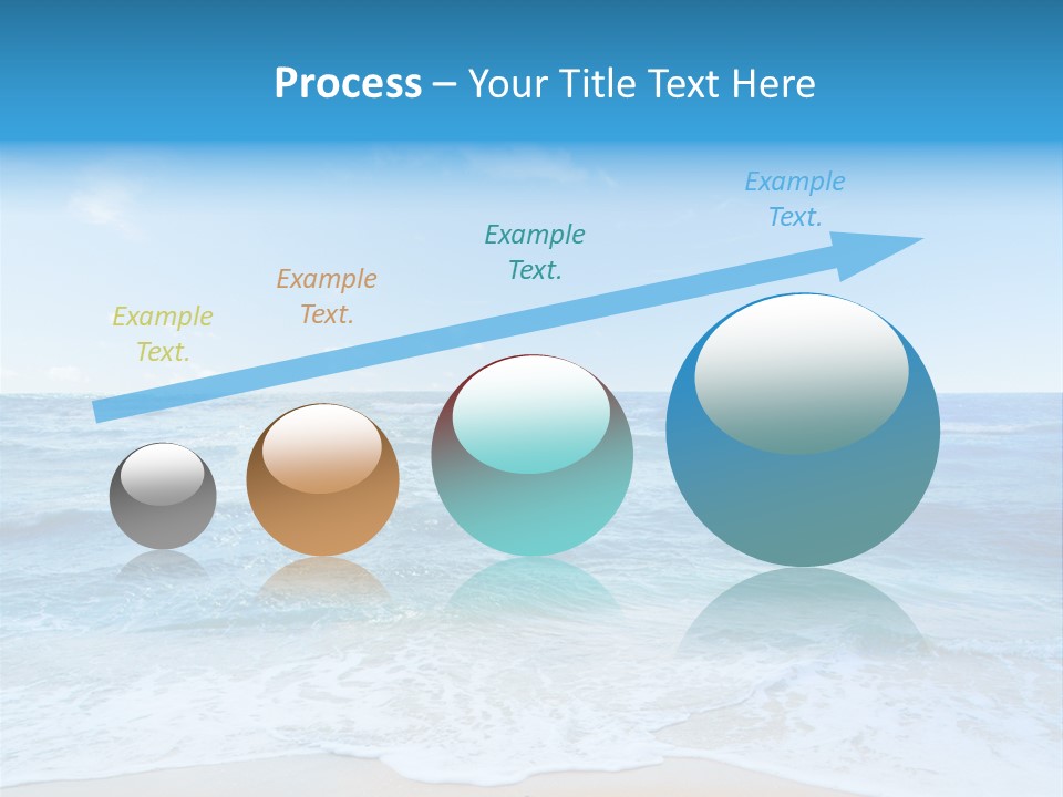 Travel Colorful Sea PowerPoint Template