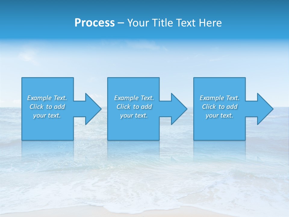 Travel Colorful Sea PowerPoint Template