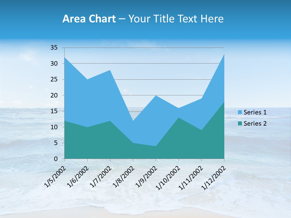 Travel Colorful Sea PowerPoint Template