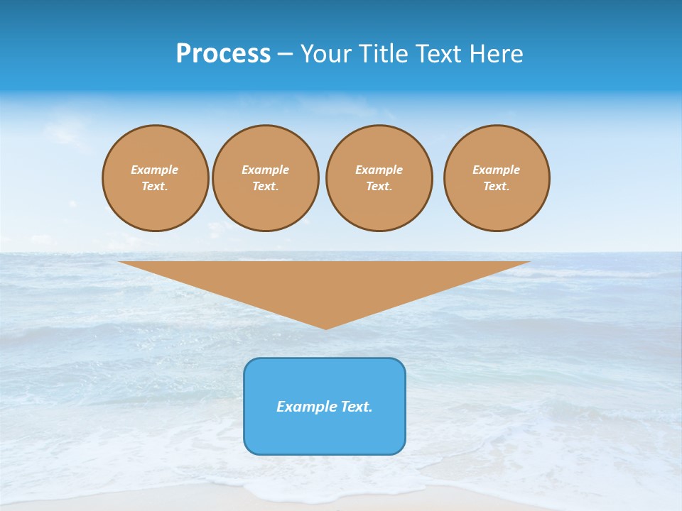 Travel Colorful Sea PowerPoint Template