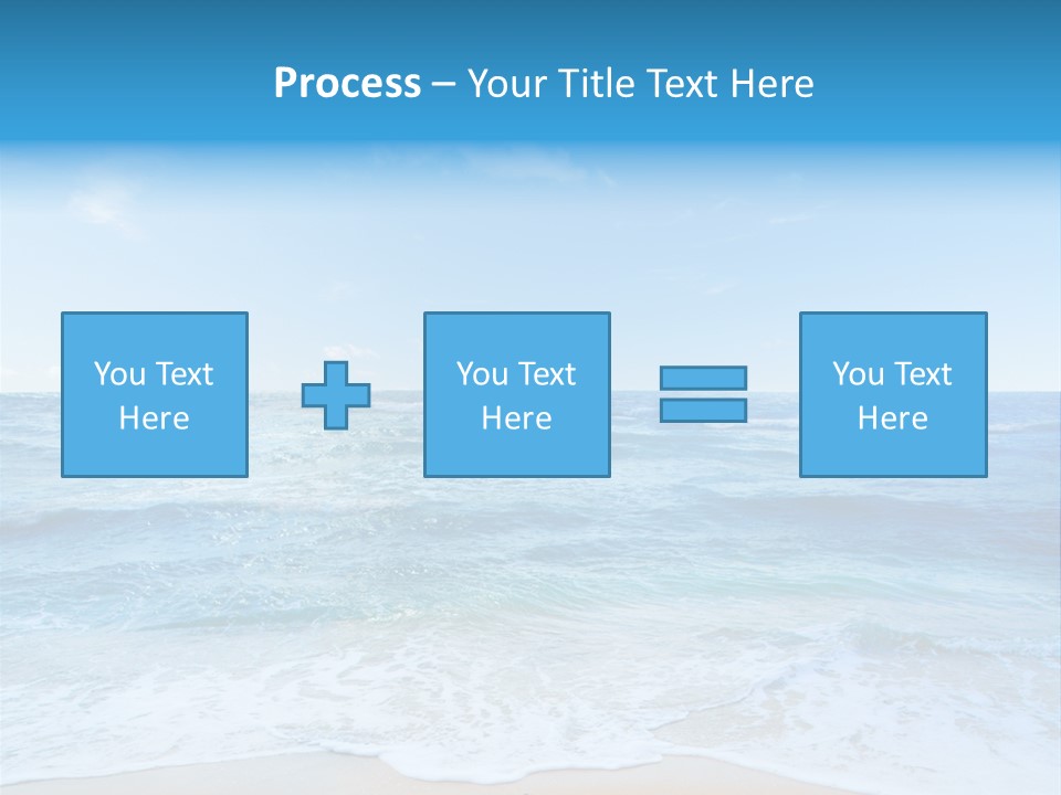Travel Colorful Sea PowerPoint Template