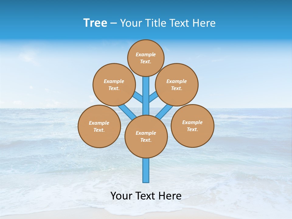 Travel Colorful Sea PowerPoint Template