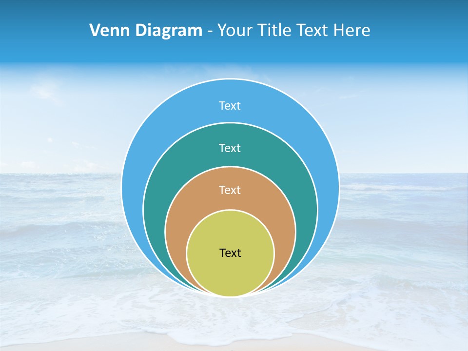 Travel Colorful Sea PowerPoint Template