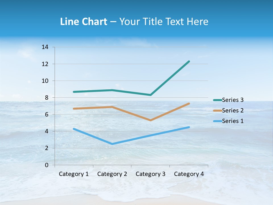 Travel Colorful Sea PowerPoint Template